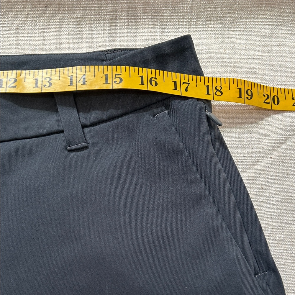 Lululemon Commission Pants Men's 34 Navy Classic Fit Flat Front Chinos - Picture 4 of 11